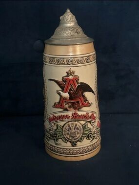 Vintage Anheuser Busch Budweiser Limited Edition "C” Series Beer Stein